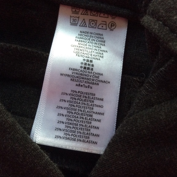MICHAEL KORS STRETCH CHARCOAL LEGGINGS SIZE 4 - Picture 7 of 7